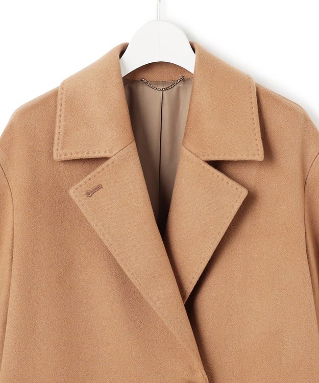 23区 MTRカシミヤビーバー チェスター コート キャメル系