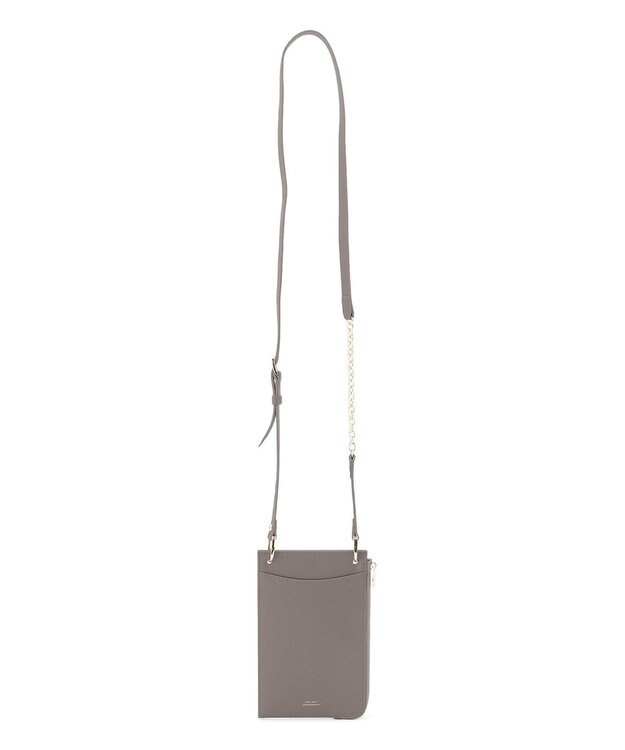 23区 レザー モバイル ポーチ スレート