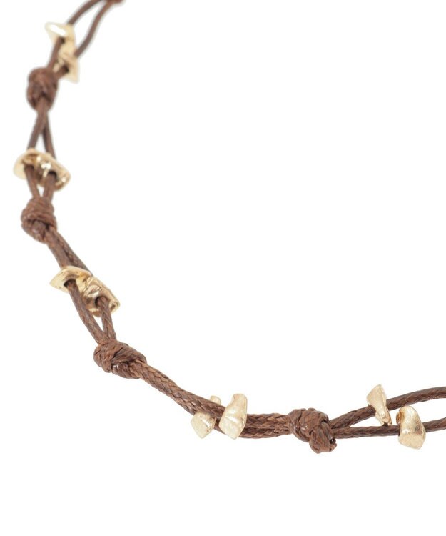 AMERICAN HOLIC メタルサザレ コードネックレス Brown
