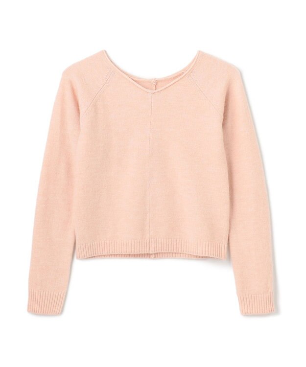 Chacott ジュニア ニットトップ ヨーロピアンピンク