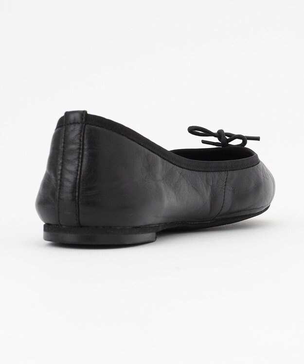 23区 ソフト バレエ シューズ ブラック系