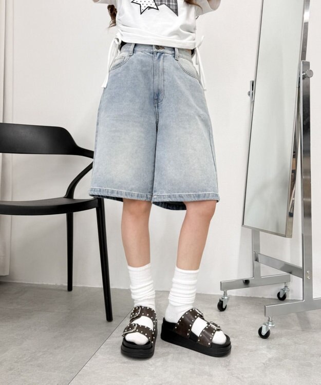 WEGO スタッズベルトサンダル ブラウン