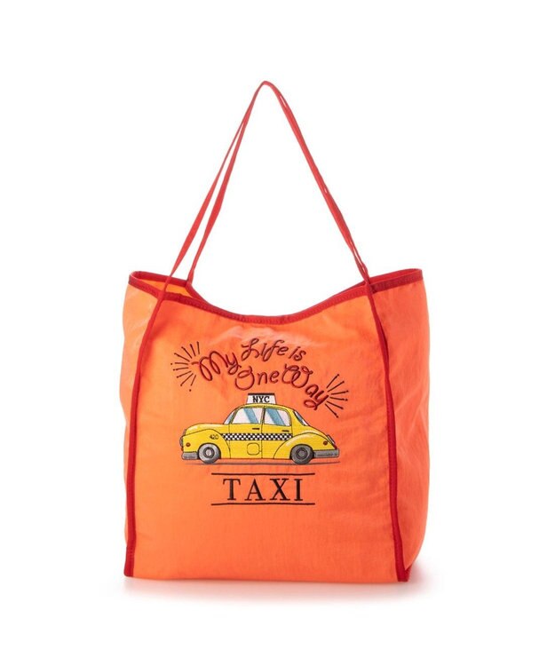 UNBILLION 【テレビ ドラマ着用アイテム】カシュカシュ cachecache / アソート柄刺繍トートバッグ オレンジ