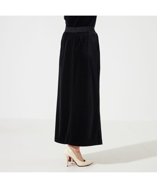 Chacott velour skirt ブラック（ロベット）