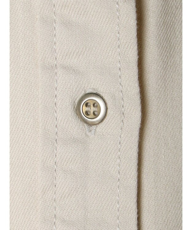 AMERICAN HOLIC ツイルＷポケットＡラインワンピース Ivory