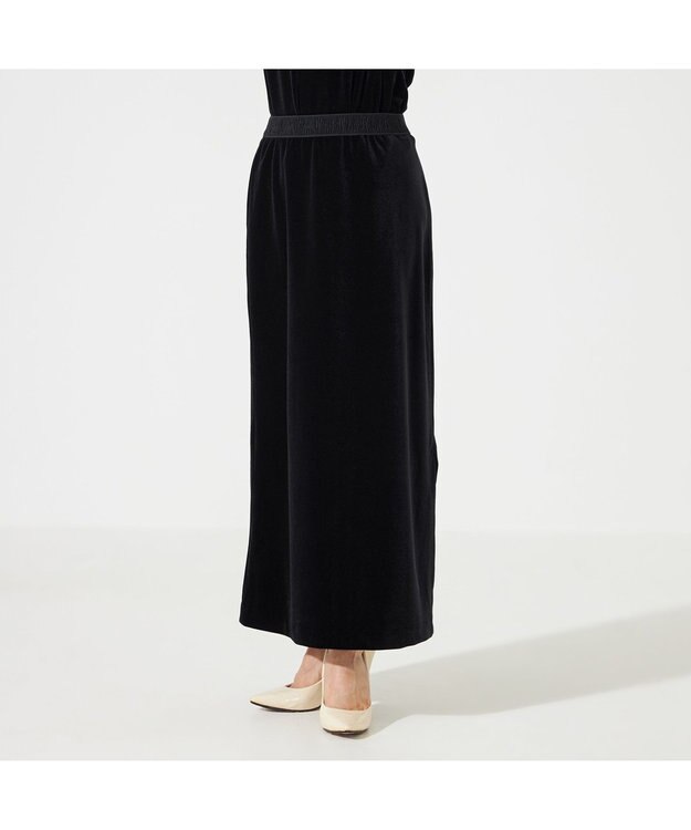 Chacott velour skirt ブラック（ロベット）