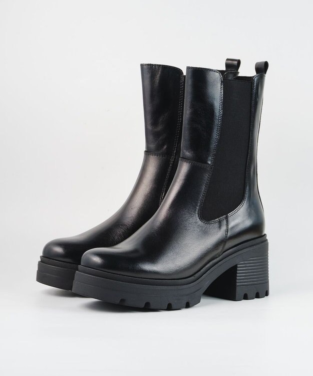 BONTRE 【BONTRE/ボントレ】ミドルサイドゴアブーツ/52501-VA ブラック