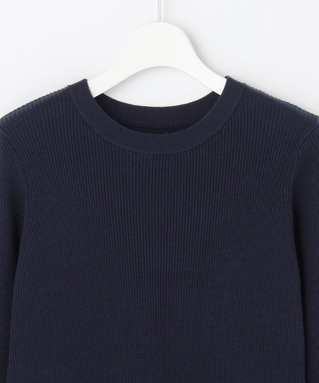 ANY SIS S ドッキングニット ワンピース ネイビー