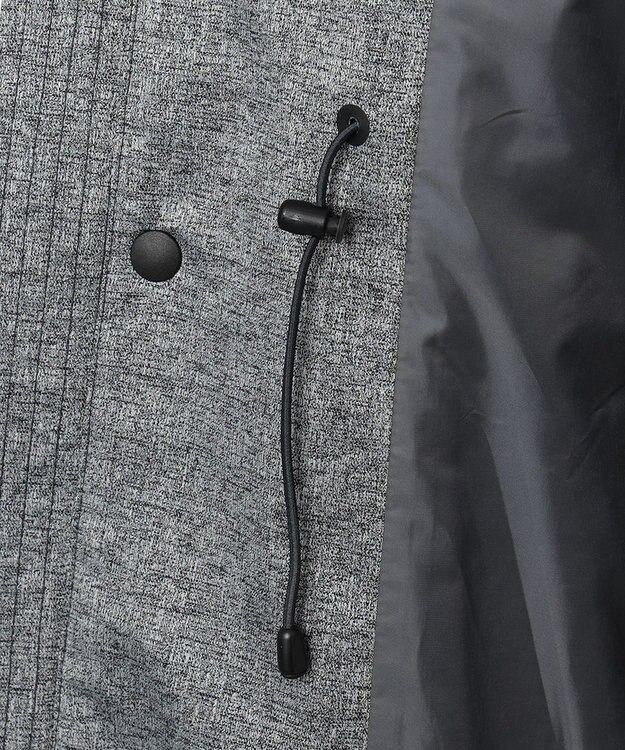 JOSEPH ABBOUD MOUNTAIN 【UNISEX】ホットピアスラブジャガードカモ コート ライトグレー系