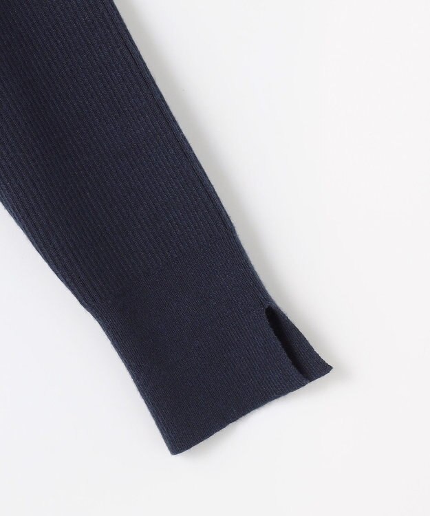 ANY SIS S ドッキングニット ワンピース ネイビー