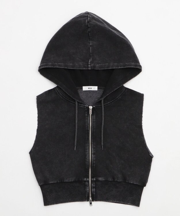 WEGO ノースリーブジップパーカー スミクロ