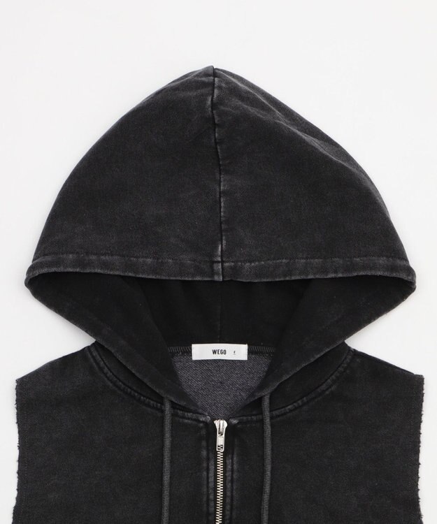 WEGO ノースリーブジップパーカー スミクロ