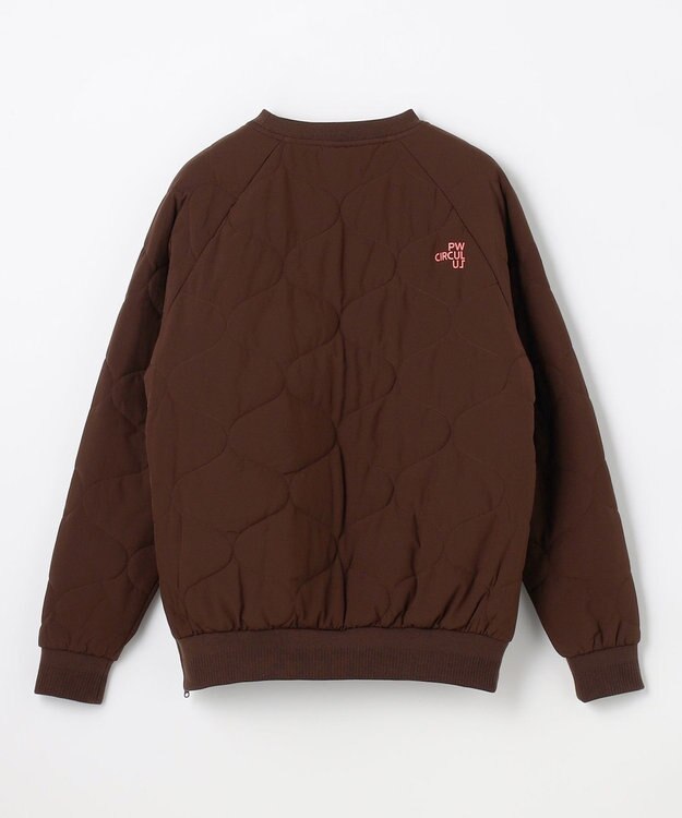 PW CIRCULUS 【3層レイヤー構造ボンディング×中綿キルティング】【WOMEN】中綿プルオーバー  ゴルフウェア レディース ダークブラウン系