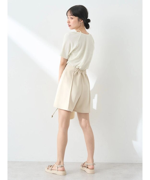 earth music&ecology ポコポコホルタープルオーバー Ivory