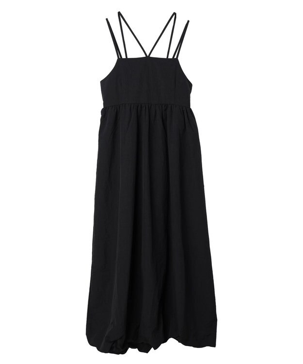 Green Parks ・ＥＬＥＮＣＡＲＥ　ＤＵＥ　バルーンキャミワンピース Black