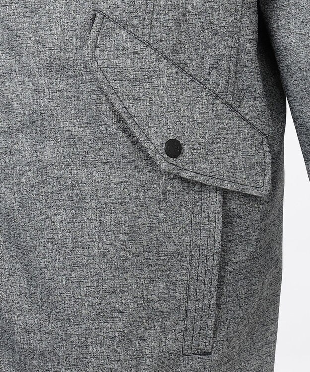 JOSEPH ABBOUD MOUNTAIN 【UNISEX】ホットピアスラブジャガードカモ コート ライトグレー系