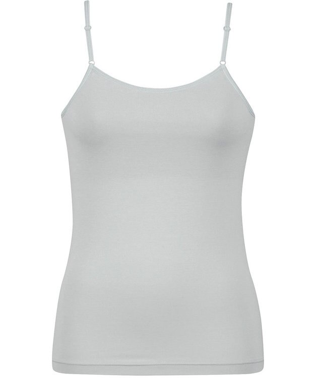Wing ジュニア 胸あて付きキャミソール 綿混素材(身生地部) 二重仕立て(胸もと) 【STEP1 トップが目立ちはじめた胸に】  RL6317 ウイング／ワコール グレー