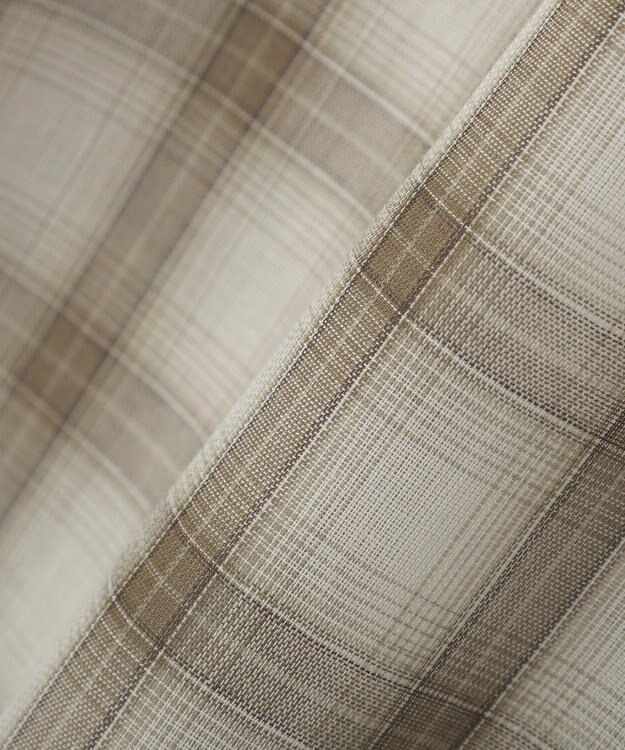 AMERICAN HOLIC シアーチェックシャツ Light Beige