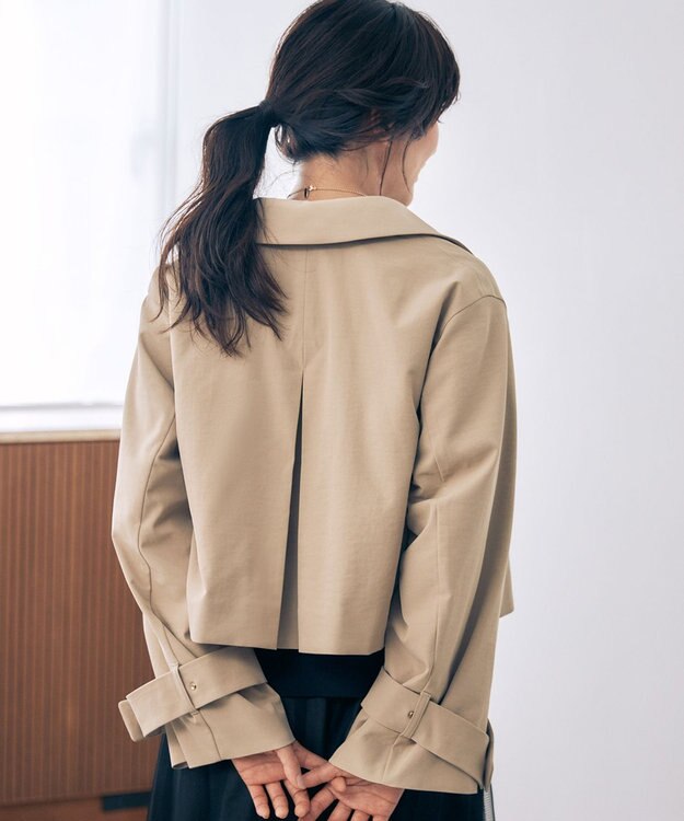 自由区 L 【洗える】4WAYトレンチ コート ベージュ系