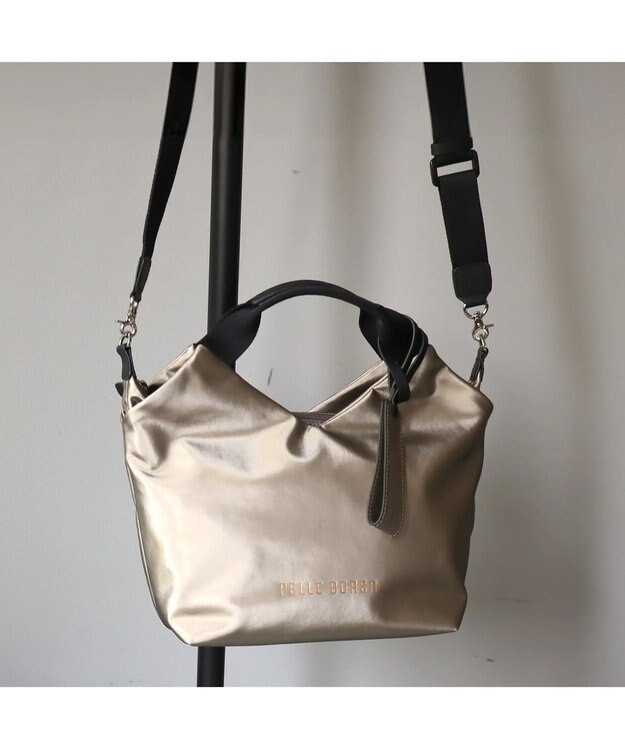 PELLE BORSA 2WAYハンドバッグ Cheers チアーズ 5204 トープ