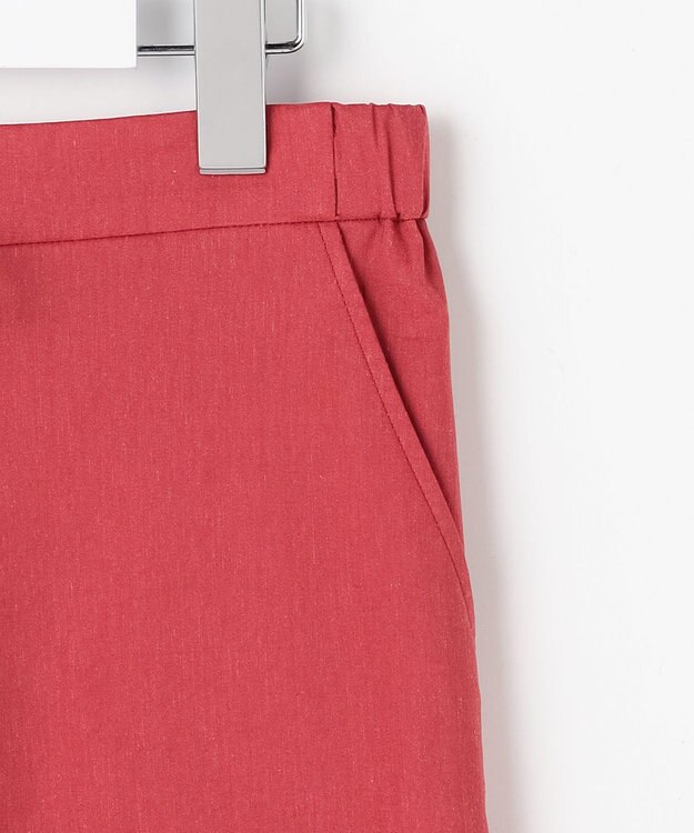 J.PRESS LADIES L 【WEB限定・人気素材・セットアップ対応】セルロースリネンストレッチ ワイドストレート パンツ 【WEB限定】スカーレット系