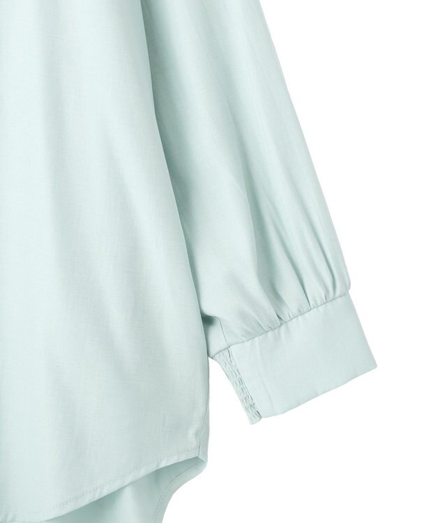 YECCA VECCA バックギャザーロングシャツ Mint