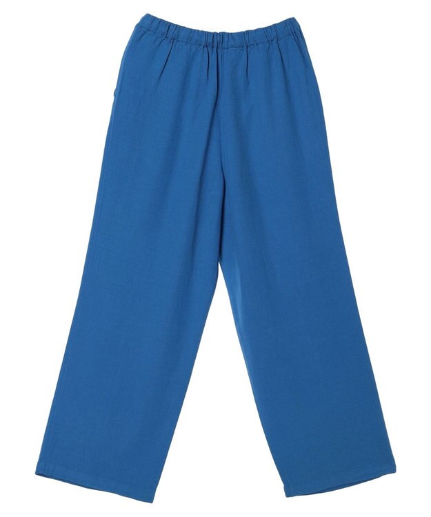 AMERICAN HOLIC 接触冷感リネンブレンドワイドパンツ Blue