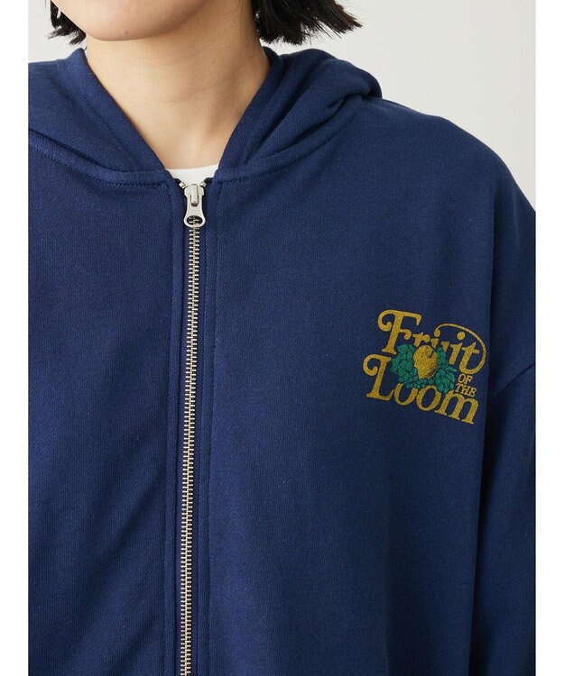 Green Parks ■ＦＲＵＩＴ　ＯＦ　ＴＨＥ　ＬＯＯＭ　ロゴパーカー Navy