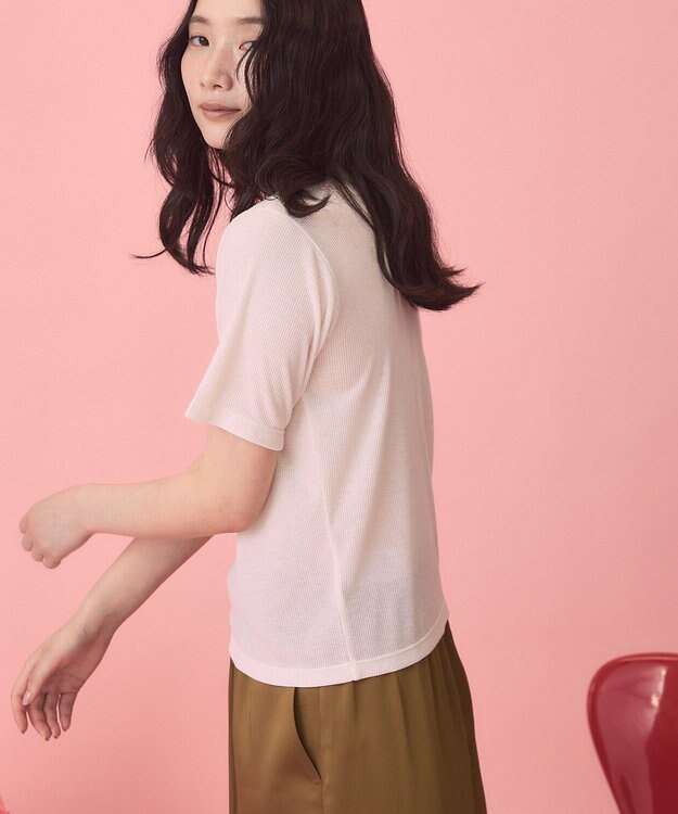 AMERICAN HOLIC 【PENNEY'S】配色タンクトップ+Tシャツ Ivory