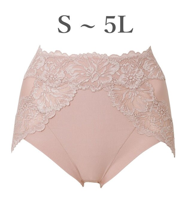 BRADELIS New York 【BRADELIS NewYork peace】おしりPラインラッピングショーツ24 深め お腹スッキリ 美尻メイク 補正下着 DB224201 ピーチベージュ