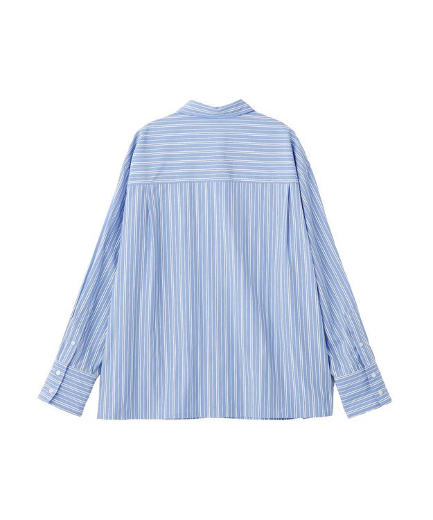CRAFT STANDARD BOUTIQUE オーバーサイズシャツ Stripe Blue