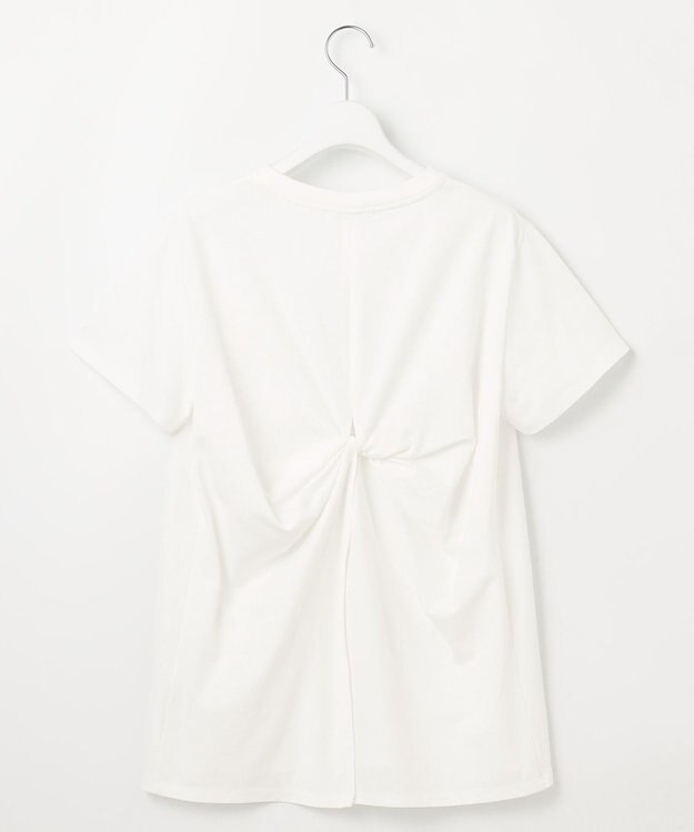 23区 S 【SLOW/一部店舗限定】MVSコットン バックデザイン Tシャツ ホワイト系