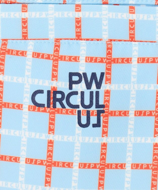PW CIRCULUS 【WOMEN】チェック柄キュロット ゴルフウェア レディース スカイブルー系5