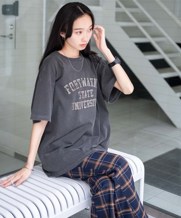 WEGO ピグメントBIGTシャツ 柄9