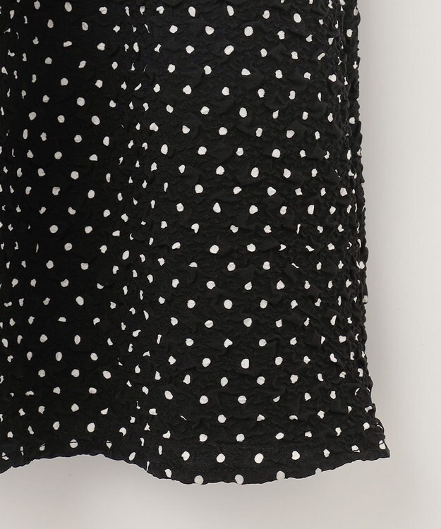 Feroux エンボスドット スカート ブラック系1