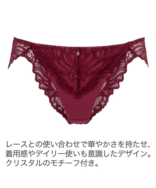 BRADELIS New York 【BRADELIS New York】　サポートバックラインスタイルパンティ23A1 ボルドー