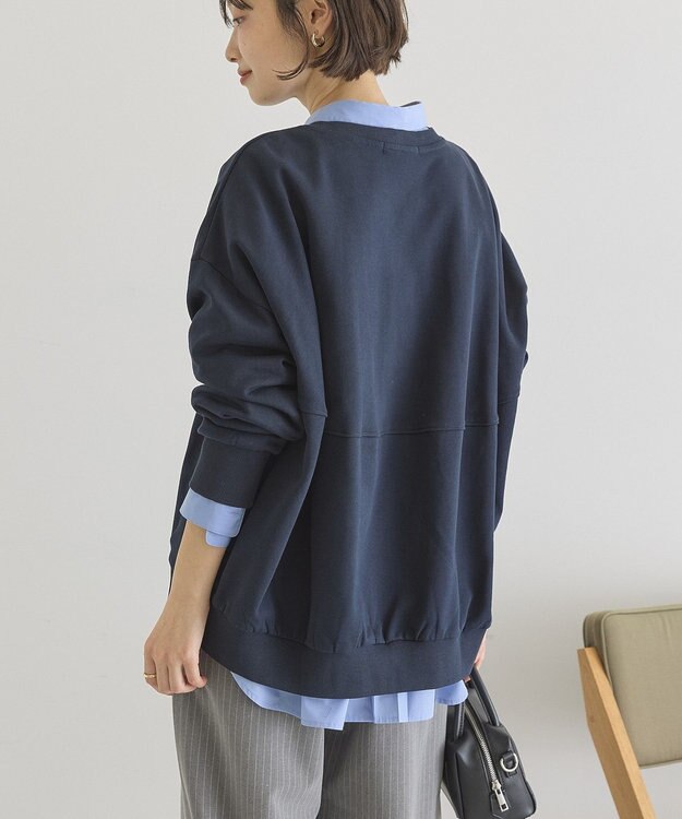 AMERICAN HOLIC コクーンスウェット Navy