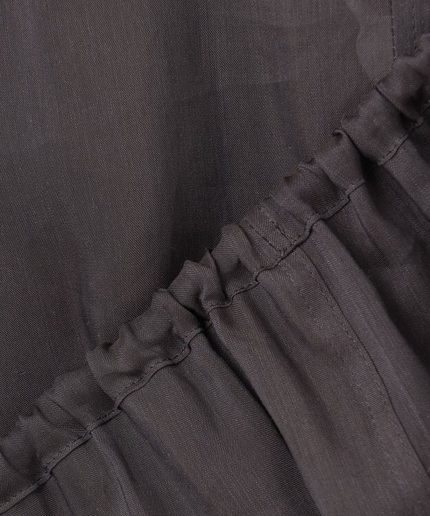 BEIGE， PAULINE / ドローストリングシアーブラウス Slate