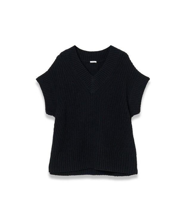 JOSEPH コットンテリー　ニットトップ Black