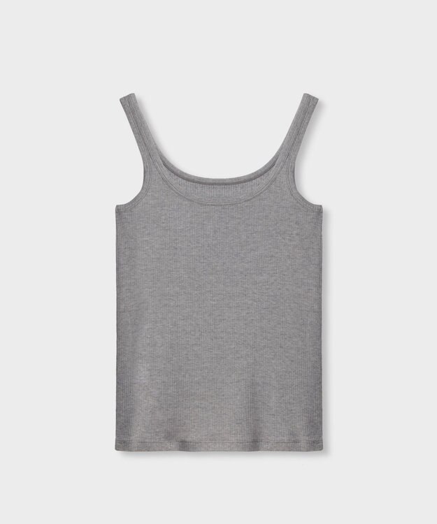 GRACE CONTINENTAL シルクカシミヤタンクトップ グレー