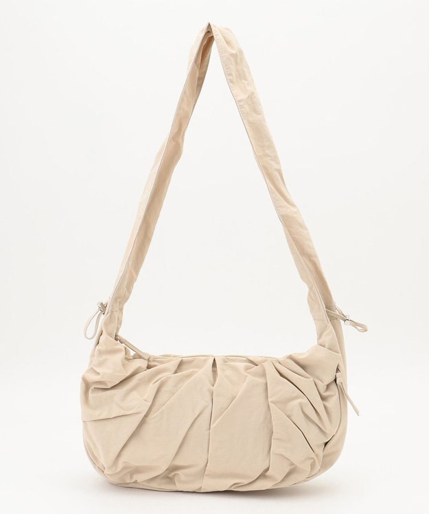 LA BAGAGERIE 【maison vert】 【軽量/多収納】ギャザーワンショルダー Large アイボリー