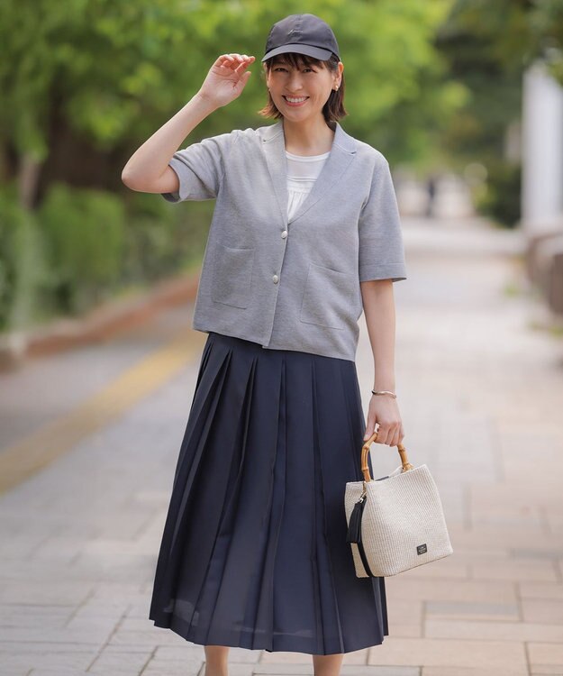 J.PRESS LADIES 【春夏のお出かけに】ライトキャップ ブラック系