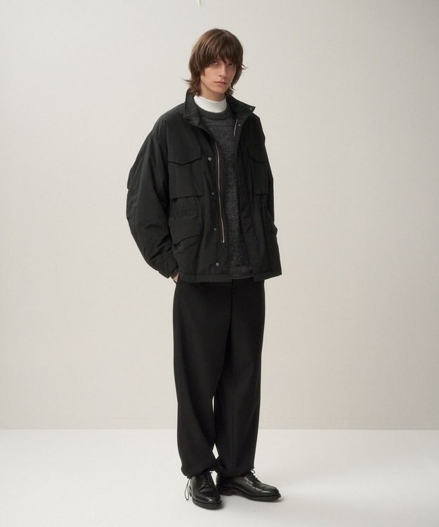 ATON TECHNO COTTON | パテッド M-65 ジャケット - UNISEX BLACK