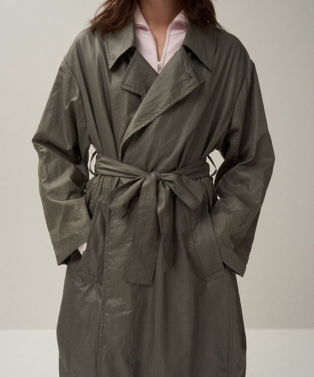 ATON WASHER NYLON | リーファーコート CHARCOAL GRAY