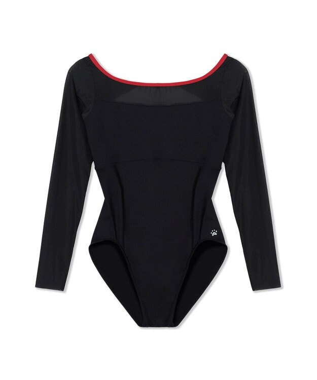 Chacott 【MADOKA SUGAI】ロングスリーブレオタード ブラック