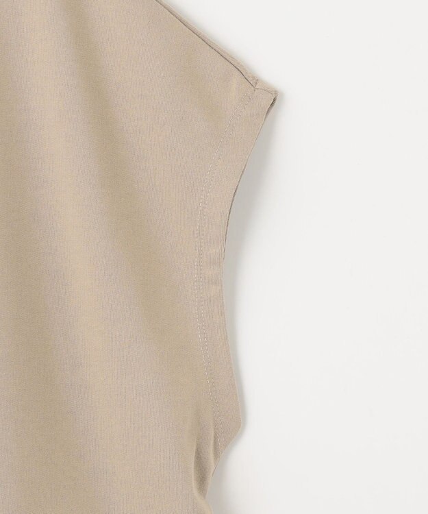 ANY L 裏毛レイヤード風トップス ベージュ