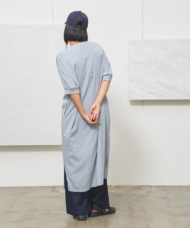 J.PRESS YORK STREET 【WOMEN】ソフトワイドデニム ネイビー系