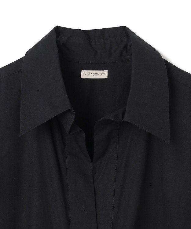 BEIGE， 【WEB限定】PROTAGONISTA / シャツワンピース Black