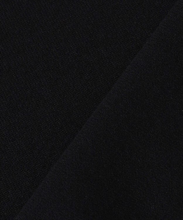 組曲 【WEB限定色あり】ELENA タートルネック ニット ブラック×オフ系1