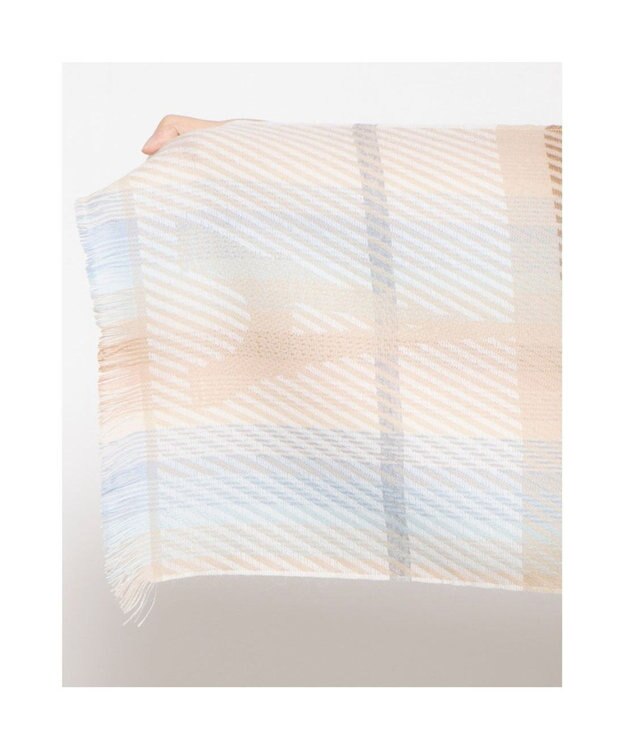 UNBILLION カシュネ cache nez / エッフェルチェックマフラー ベージュ